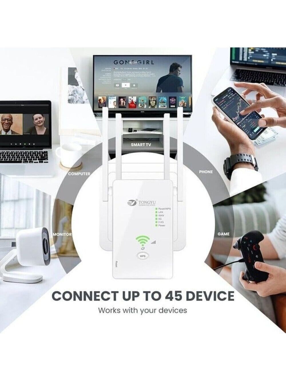WiFi Extender Repeater Router 1200Mbps - Picture 5 of 8